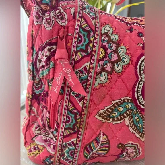 Vera Bradley Pink Quilted Shoulder Bag - Picture 11 of 13